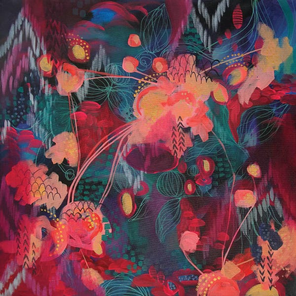 Abstract Floral & Botanical: We Are All Connected by Stephanie Corfee