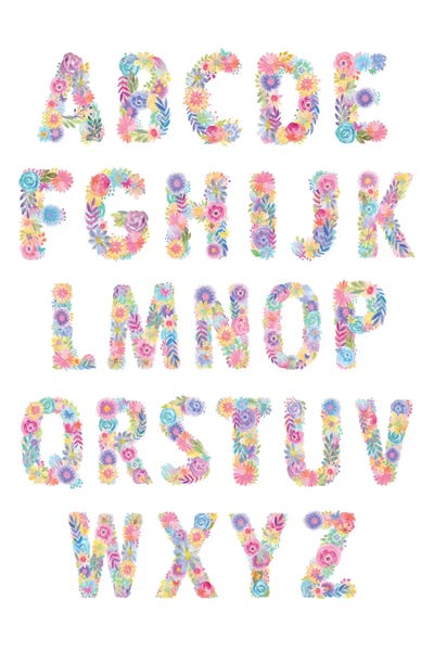 Alphabet: Blooming Alphabet by Stephanie Corfee