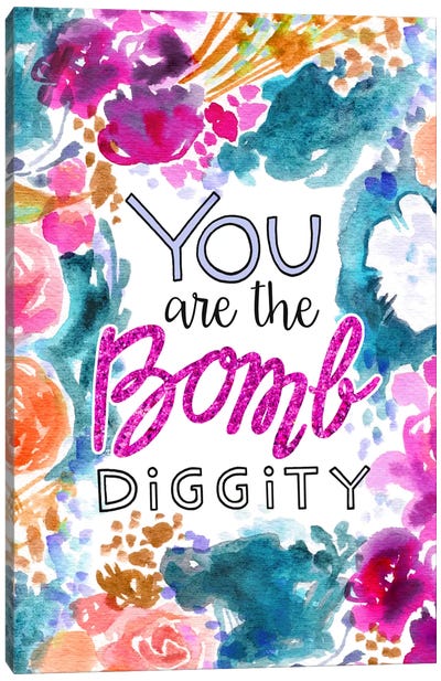 Bomb Diggity Canvas Art Print - Stephanie Corfee