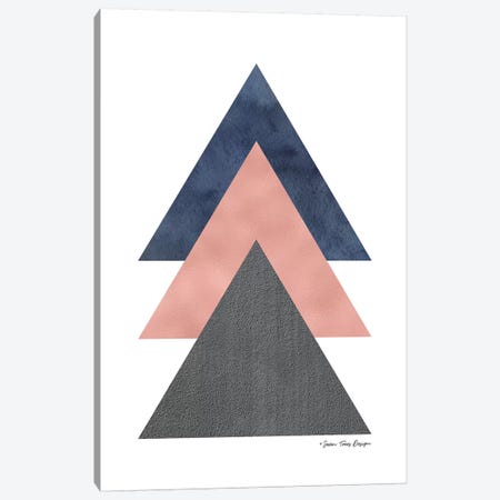 Triangles I Canvas Print #STD101} by Seven Trees Design Canvas Artwork
