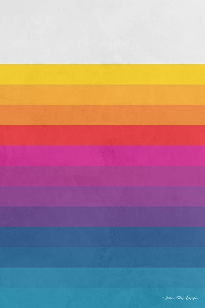 Stripes: Vintage Retro Lines I by Seven Trees Design