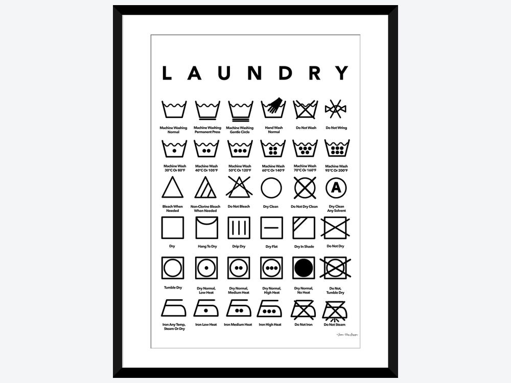  Youhu Wall Art Picture French Laundry Symbol Sign