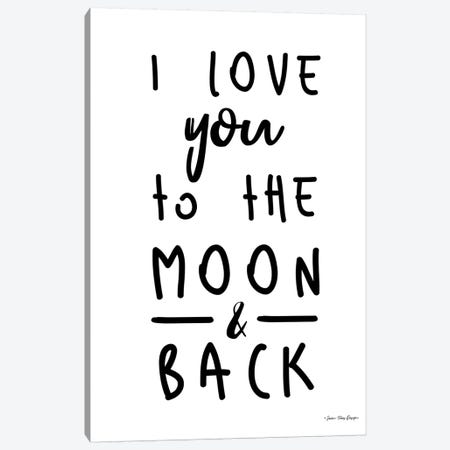 To The Moon Canvas Print #STD139} by Seven Trees Design Canvas Print