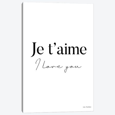 I Love You in French Canvas Print #STD151} by Seven Trees Design Canvas Print