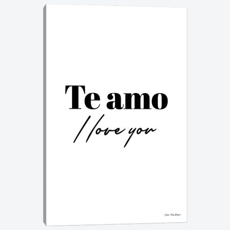 I Love You in Spanish Canvas Print #STD152} by Seven Trees Design Art Print