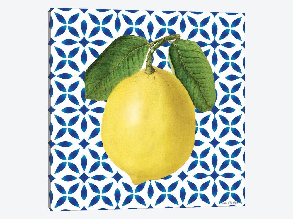 Mediterranean Lemon by Seven Trees Design 1-piece Canvas Art