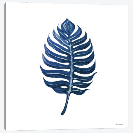 Watercolor Blue Leaf I Canvas Print #STD173} by Seven Trees Design Canvas Art Print