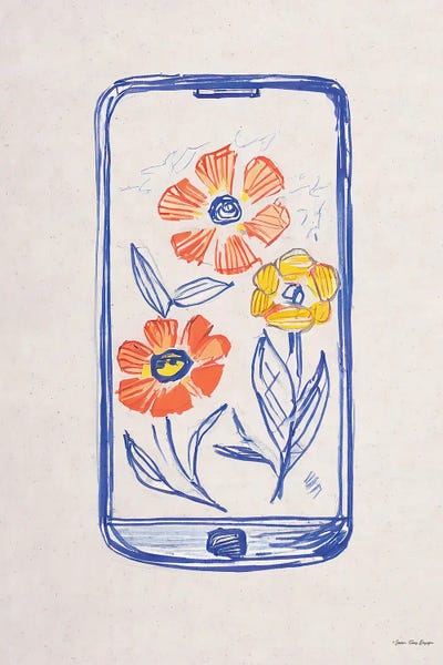 Digital Bloom by Seven Trees Design art print