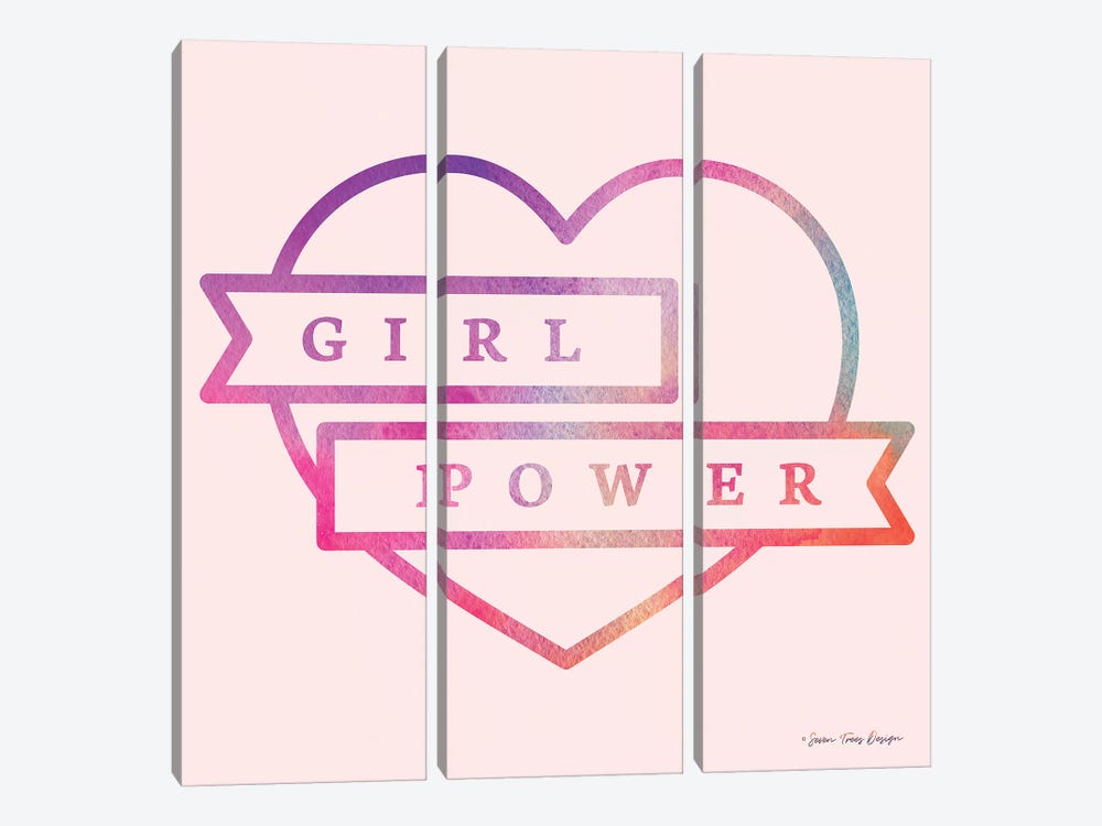 Girl Power IV by Seven Trees Design 3-piece Canvas Art Print