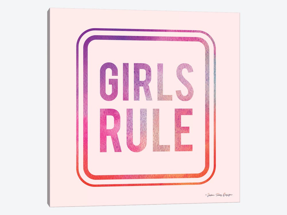 Girls Rule by Seven Trees Design 1-piece Canvas Artwork