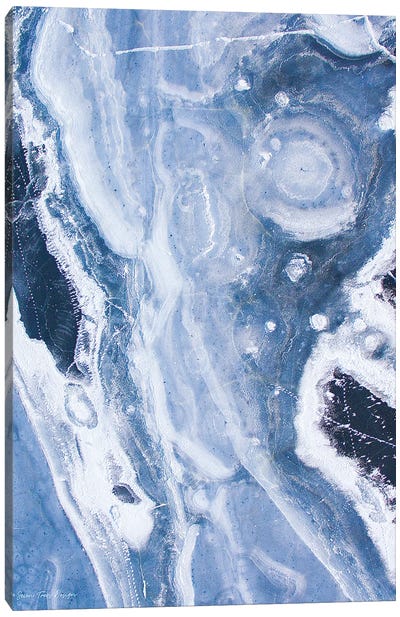 Abstract Ice Canvas Art Print