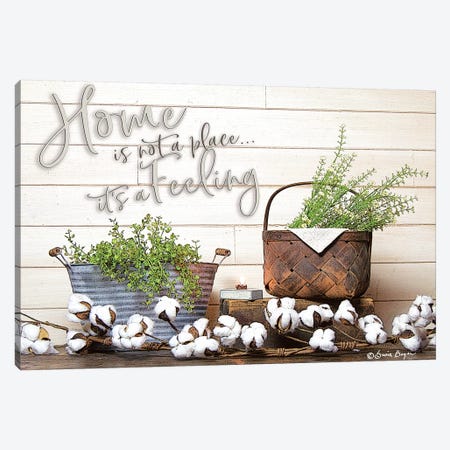 Home is Not a Place Canvas Print #STD31} by Seven Trees Design Canvas Artwork