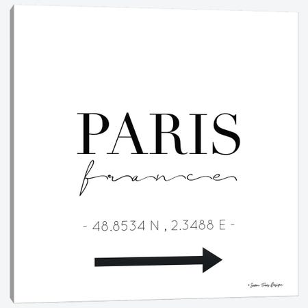 Paris Sign Canvas Print #STD44} by Seven Trees Design Canvas Art