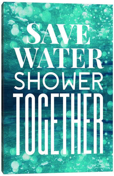 Save Water  Canvas Art Print - Seven Trees Design