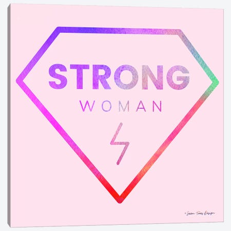 Strong Woman Canvas Print #STD59} by Seven Trees Design Canvas Art