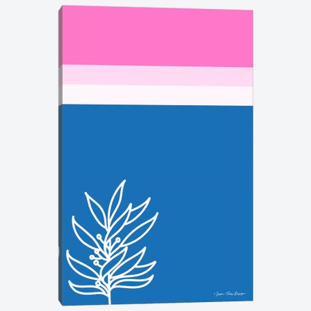 The Plant and the Lines II Canvas Print #STD65} by Seven Trees Design Canvas Artwork