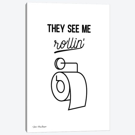 They See Me Rollin' Canvas Print #STD68} by Seven Trees Design Art Print