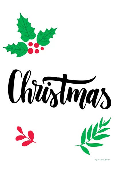 Christmas Greenery Canvas Wall Art by Seven Trees Design iCanvas