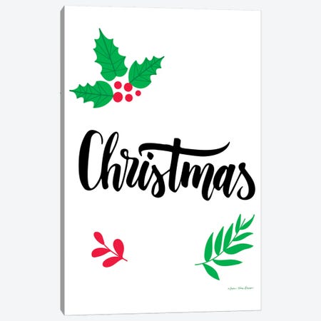 Christmas Greenery Canvas Print #STD80} by Seven Trees Design Art Print