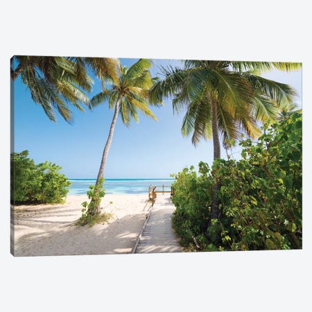 Lonely Paradise - Caribbean Canvas Print #STF102} by Stefan Hefele Canvas Print