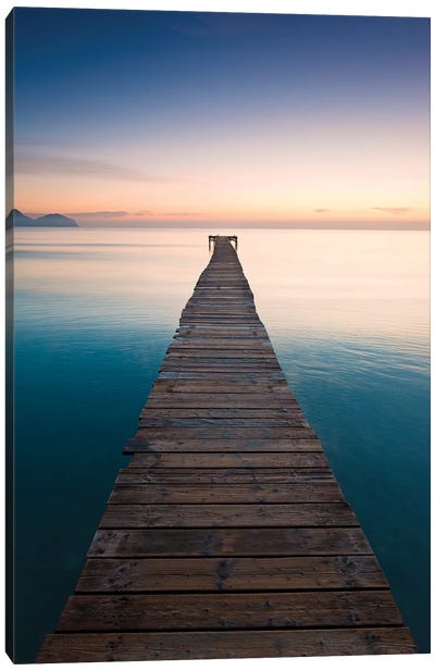 Morning Breeze In Mallorca Canvas Art Print - Nautical Scenic Photography