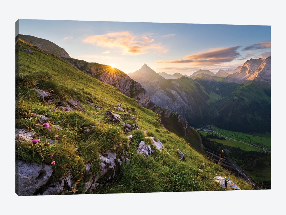 Picturesque Alps by Stefan Hefele 1-piece Canvas Wall Art