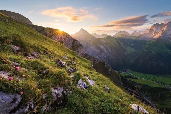 Valleys: Picturesque Alps by Stefan Hefele