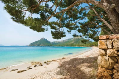Platja Formentor, Mallorca by Stefan Hefele framed canvas print