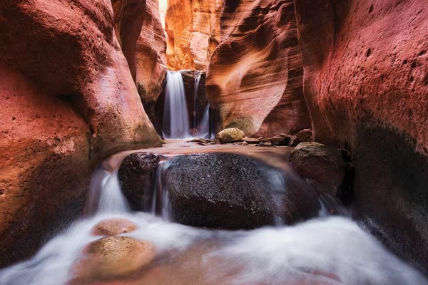 Stefan Hefele: Red Canyon Falls by Stefan Hefele