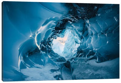 The Eye Of The Glacier - Alaska Canvas Art Print - Alaska