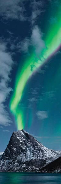 Aurora Borealis: The Green Volcano by Stefan Hefele