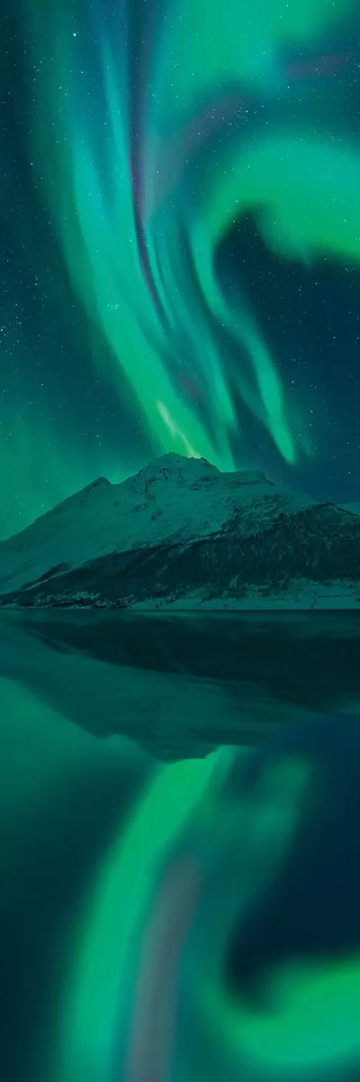 The Heavenly Magician - Vertical by Stefan Hefele framed canvas print