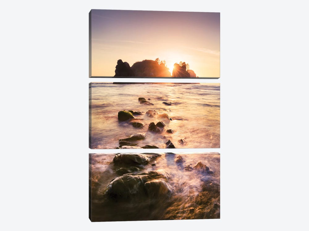 Treasure Island - Point Of Arches by Stefan Hefele 3-piece Canvas Art Print