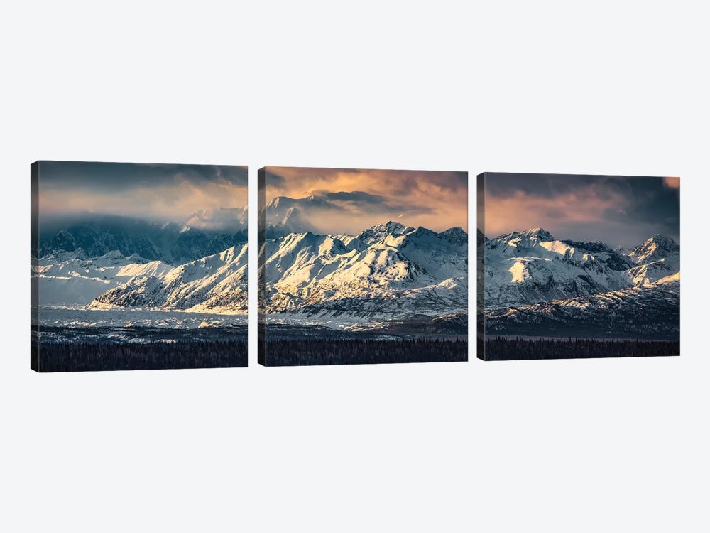 Your Majesty - Denali, Alaska by Stefan Hefele 3-piece Art Print