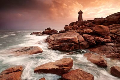 Côte de Granit Rose by Stefan Hefele acrylic art print