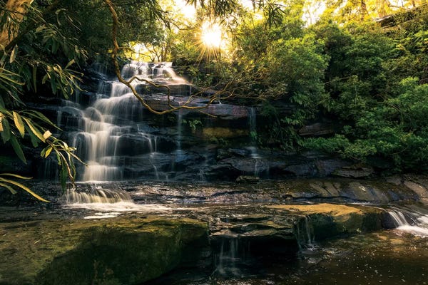 Waterfalls: Golden Falls by Stefan Hefele