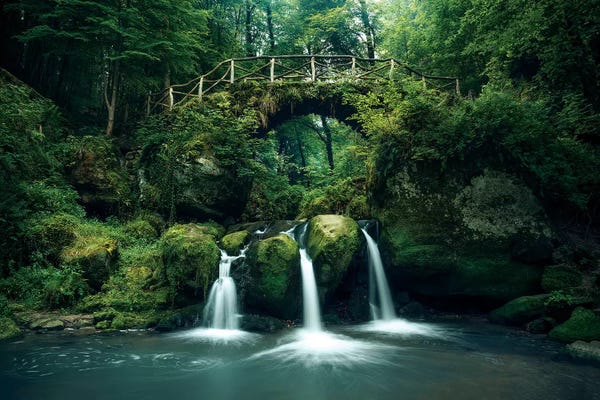 Waterfalls: Green Heaven by Stefan Hefele