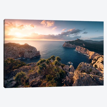 Mediterranean Spectacle Canvas Print #STF235} by Stefan Hefele Canvas Wall Art