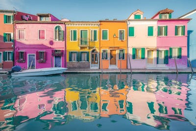 Colorful Burano II by Stefan Hefele canvas print