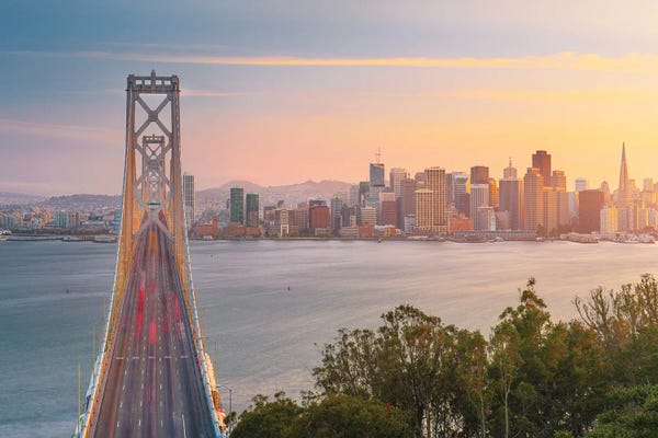 Bridges: Colorful San Francisco by Stefan Hefele