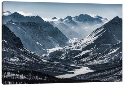 Chugach Mountains, Alaska Canvas Art Print - Alaska