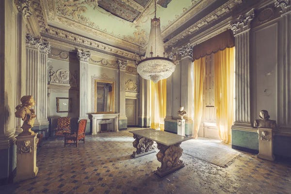 Dereliction: Chandelier by Stefan Hefele