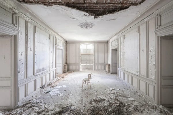 Dereliction: White Room II by Stefan Hefele