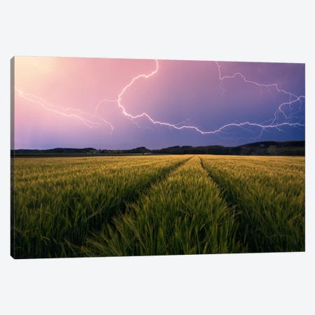 Country Storm Canvas Print #STF34} by Stefan Hefele Canvas Print