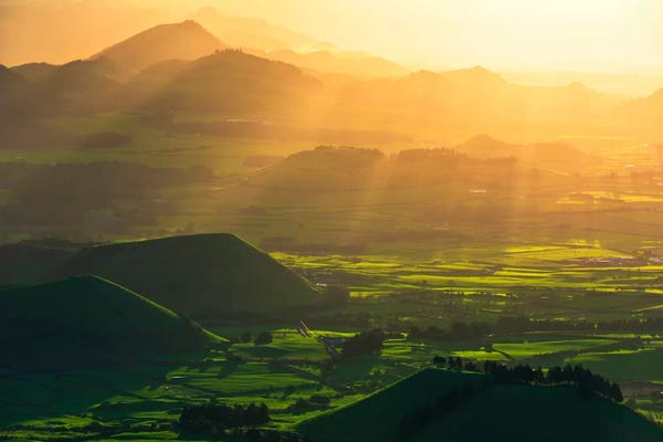 Valleys: Crater Land, Azores by Stefan Hefele