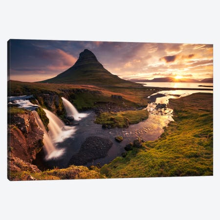 Dreaming Of Iceland Canvas Print #STF47} by Stefan Hefele Canvas Wall Art
