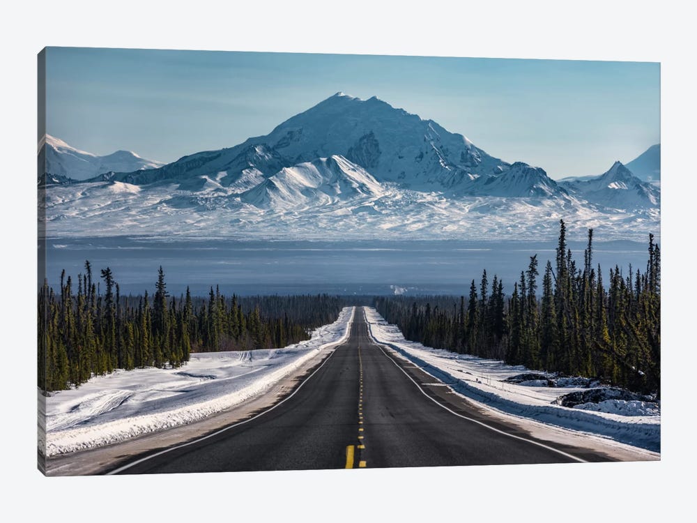 Alaska Road Trip 1-piece Canvas Art