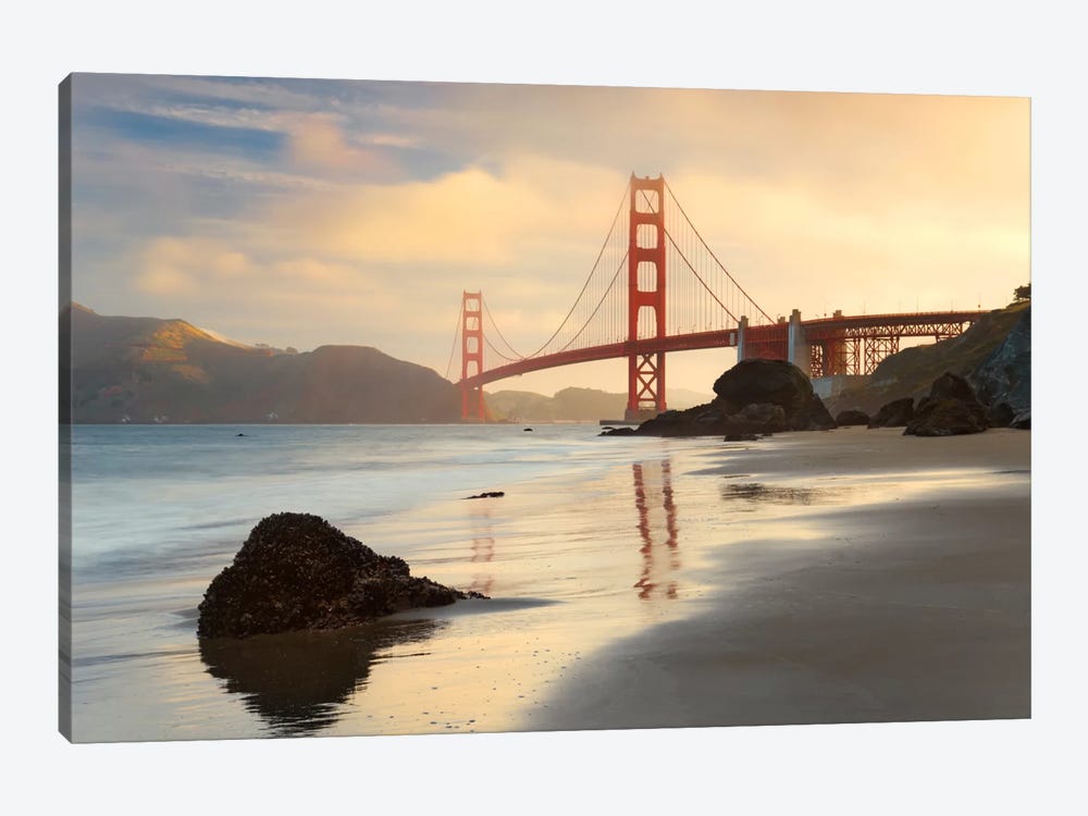 Golden Gate by Stefan Hefele 1-piece Canvas Wall Art