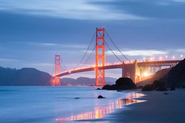 Golden Gate Blues by Stefan Hefele wall art