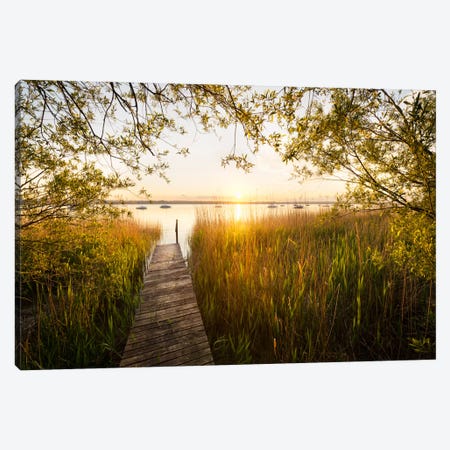 Golden View Canvas Print #STF79} by Stefan Hefele Canvas Art